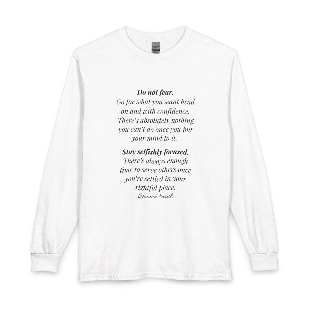 "Go For It" Statement Tee —  Motivational Shirt
